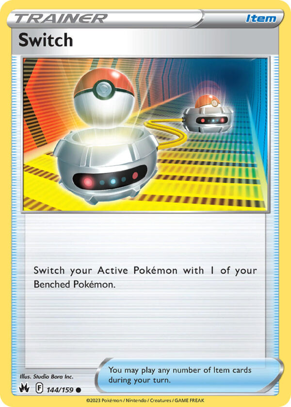144/159 Switch (Crown Zenith - Sword & Shield) Common - Trainer  - Item - English