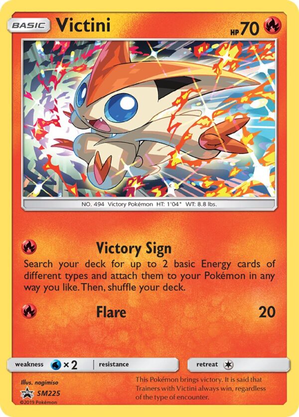 SM225 Victini (SM Black Star Promos - Sun & Moon) Promo - Pkmn  - Basic - English