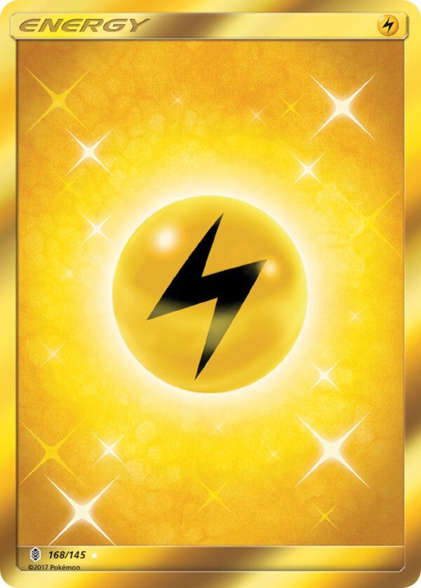 168/145 Lightning Energy (Guardians Rising - Sun & Moon) Rare Secret - Energy  - Basic - English