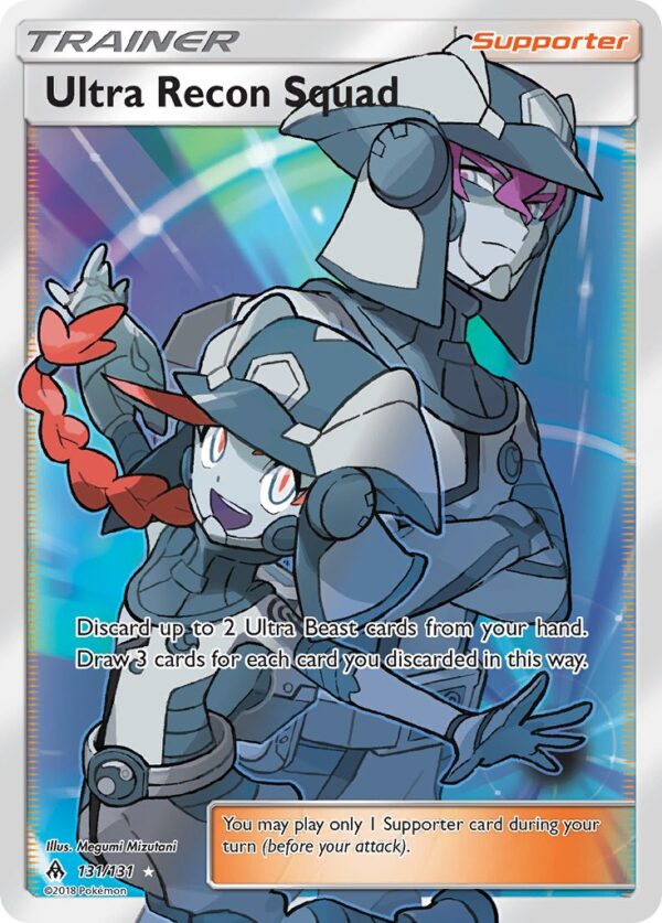131/131 Ultra Recon Squad (Forbidden Light - Sun & Moon) Ultra Rare - Trainer  - Supporter - English