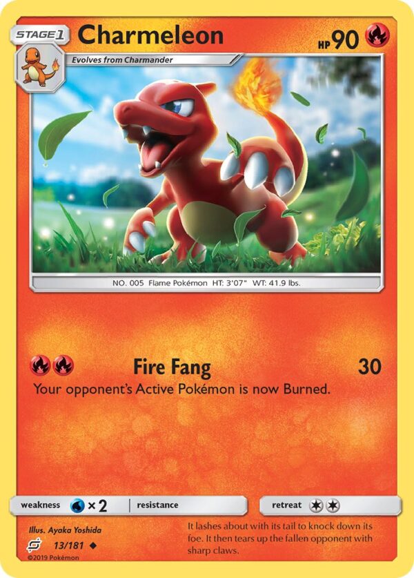013/181 Charmeleon (Team Up - Sun & Moon) Uncommon - Pkmn  - Stage 1 - English