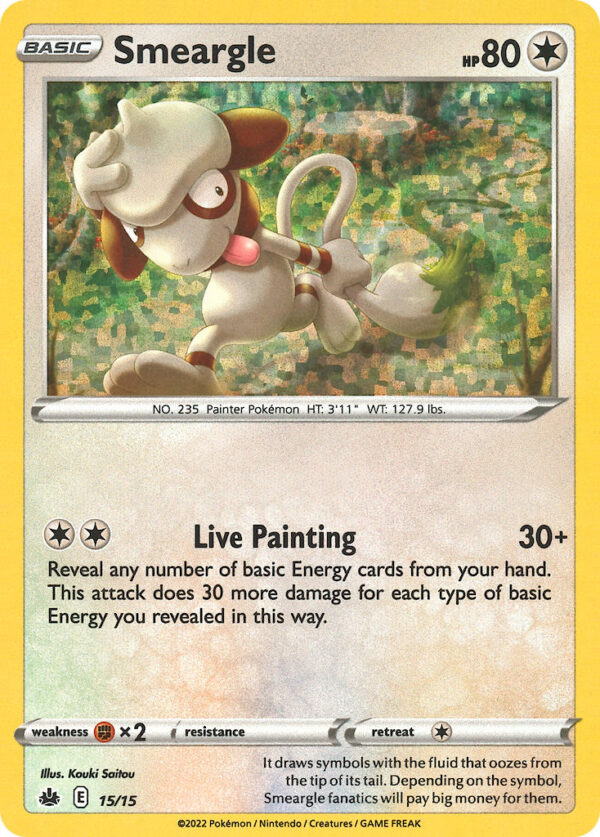 015/015 Smeargle (McDonald's Collection 2022 - Sword & Shield)  - Pkmn  - Basic - English