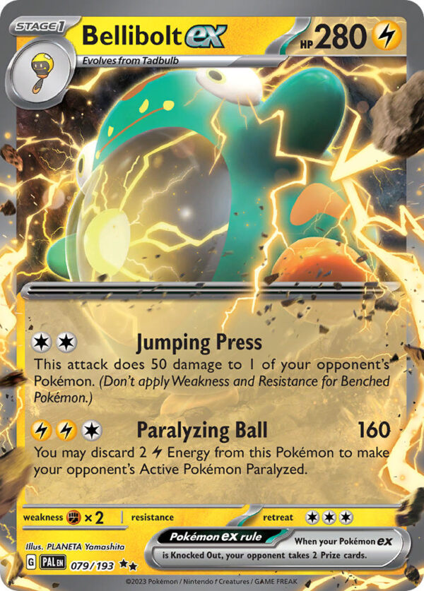 079/193 Bellibolt ex (Paldea Evolved - Scarlet & Violet) Double Rare - Pkmn  - Stage 1 - English