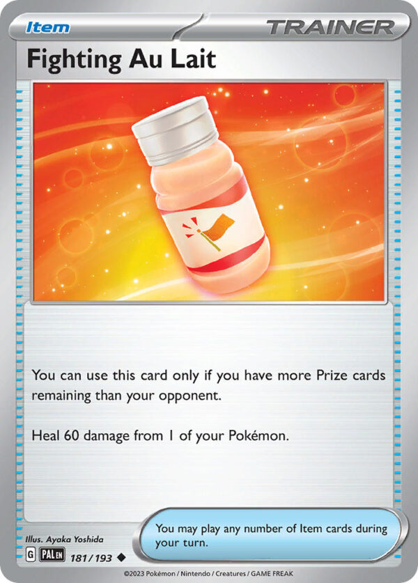 181/193 Fighting Au Lait (Paldea Evolved - Scarlet & Violet) Uncommon - Trainer  - Item - English