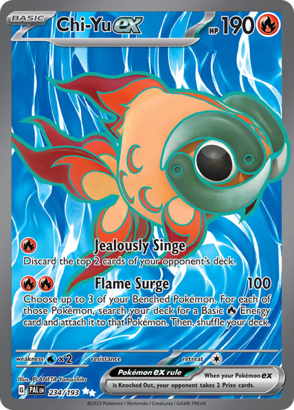 234/193 Chi-Yu ex (Paldea Evolved - Scarlet & Violet) Ultra Rare - Pkmn  - Basic - English