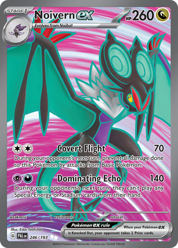 246/193 Noivern ex (Paldea Evolved - Scarlet & Violet) Ultra Rare - Pkmn  - Stage 1 - English