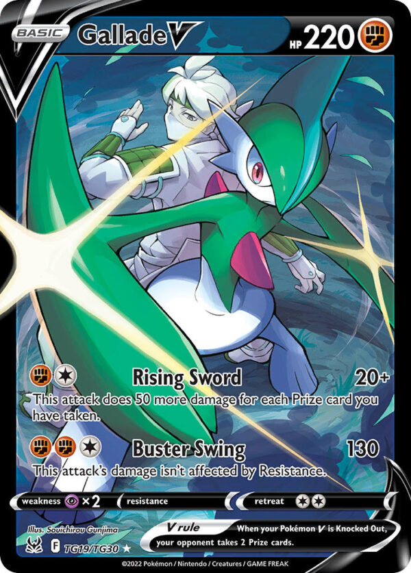 TG19/030 Gallade V (Lost Origin Trainer Gallery - Sword & Shield) Trainer Gallery Holo Rare - Pkmn  - Basic - English