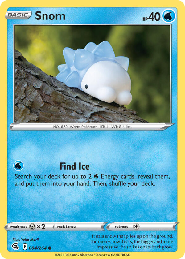 084/264 Snom (Fusion Strike - Sword & Shield) Common - Pkmn  - Basic - English