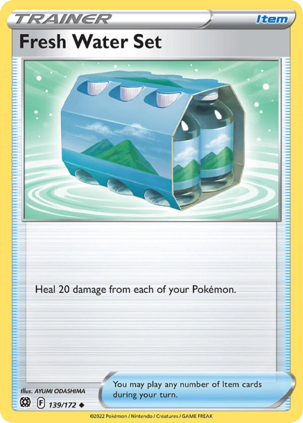 139/172 Fresh Water Set (Brilliant Stars - Sword & Shield) Reverse Holo - Trainer  - Item - English
