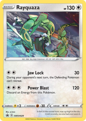 SWSH029 Rayquaza (SWSH Black Star Promos - Sword & Shield) Promo - Pkmn  - Basic - English