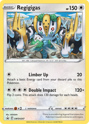SWSH247 Regigigas (SWSH Black Star Promos - Sword & Shield) Promo - Pkmn  - Basic - English
