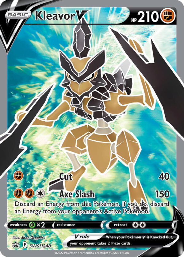 SWSH248 Kleavor V (SWSH Black Star Promos - Sword & Shield) Promo - Pkmn  - Basic - English