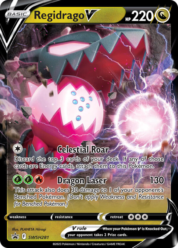 SWSH281 Regidrago V (SWSH Black Star Promos - Sword & Shield) Promo - Pkmn  - Basic - English