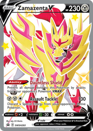 SWSH293 Zamazenta V (SWSH Black Star Promos - Sword & Shield) Promo - Pkmn  - Basic - English