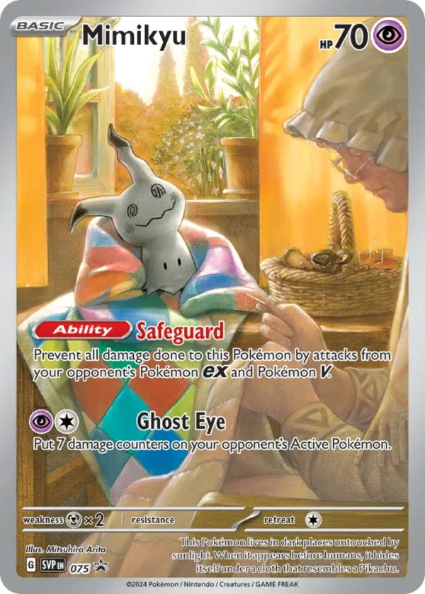 SVP075 Mimikyu (Scarlet & Violet Black Star Promos – Scarlet & Violet) Promo – Pkmn – Basic – English