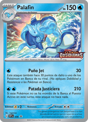 SVP036 Palafin (Scarlet & Violet Black Star Promos - Scarlet & Violet) Promo - Pkmn  - Basic - Español