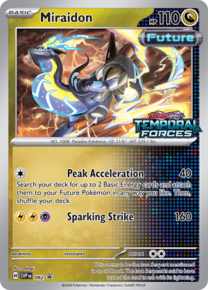 SVP092 Miraidon (Scarlet & Violet Black Star Promos - Scarlet & Violet) Promo - Pkmn  - Basic - Español