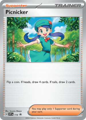 SVP114 Picnicker (Scarlet & Violet Black Star Promos - Scarlet & Violet) Promo - Trainer - Supporter  - English