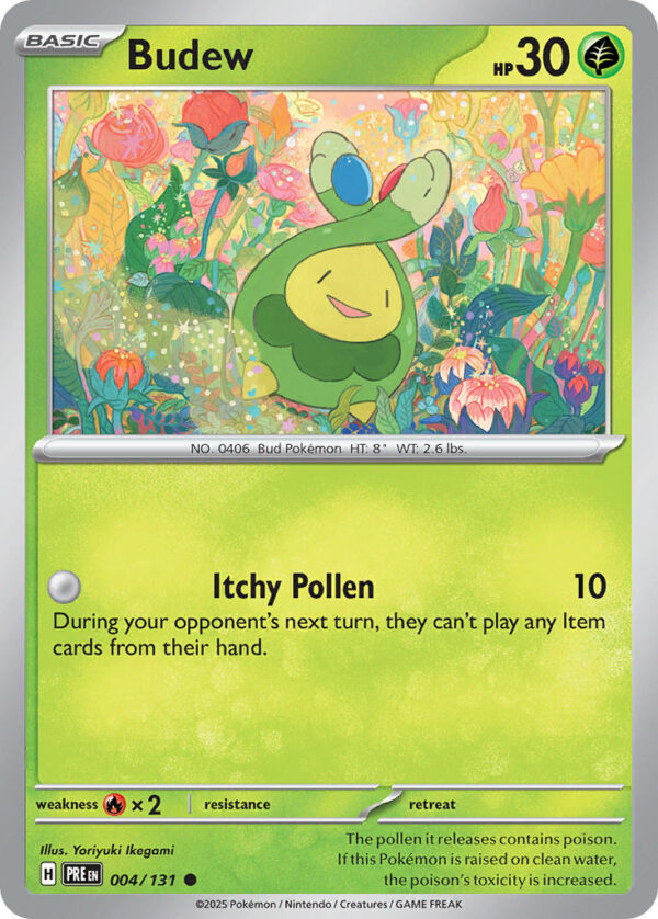 004/131 Budew (Prsimatic Evolution - Scarlet & Violet) Common - Pkmn - Basic